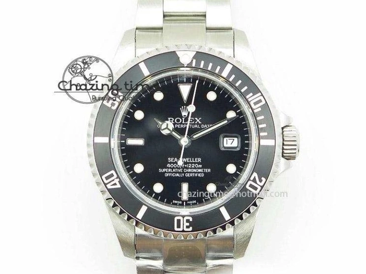 1:1 V6F Blaken Best 904L Date Submariner PVD Edition A2824 0322